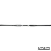 GUIDON DRAG SPECIALTIES - 1 1/4 BUFFALO - STICK BAR - 82UP AVEC EMPREINTES - CHROME