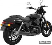 SILENCIEUX - FREEDOM PERFORMANCE - RACING - XG500 /XG750 - CHROME / EMBOUT : NOIR  - HD00462