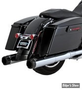  SILENCIEUX VANCE & HINES - HI OUTPUT SLIP ONS / CARBON - TOURING 95/16 - CHROME - EMBOUT CARBONE - 16465
