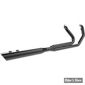 ECHAPPEMENT KHROME WERKS - 2EN1 TWO STEP HEADERS - TOURING 09/16 - SLASH CUT - NOIR