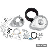 FILTRE A AIR - S&S - CLASSIC TEARDROP AIR CLEANER KIT - Sportster 91/06 - Avec Carburateur d'Origine - Chrome  - 17-0448