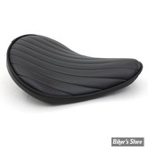SELLE SOLO UNIVERSELLE - LARGEUR 254MM - WYATTS - SMALL - TUCK & ROLL SOLO SEAT - NOIR