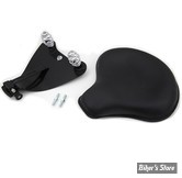- KIT SELLE SOLO - SPORTSTER 10UP - Spring Mount Seat Kit - V-TWIN - SELLE : REPLICA 57' GENUINE LEATHER - CUIR NOIR