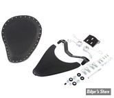 - KIT SELLE SOLO - SPORTSTER 04/06 / 10UP - Spring Mount Seat Kit - V-TWIN - SELLE : BATES SOLO SYNTHETIQUE NOIR