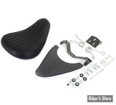 - KIT SELLE SOLO - SPORTSTER 04/06 / 10UP - Spring Mount Seat Kit - V-TWIN - SELLE : BATES TUCK AND ROLL NAUGAHYDE NOIR