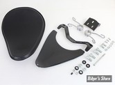 - KIT SELLE SOLO - SPORTSTER 04/06 / 10UP - Spring Mount Seat Kit - V-TWIN - SELLE : BATES BOBBER CUIR NOIR