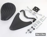 - KIT SELLE SOLO - SPORTSTER 04/06 / 10UP - Spring Mount Seat Kit - V-TWIN - SELLE : BATES TUCK AND ROLL VINYL NOIR