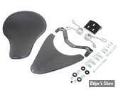 - KIT SELLE SOLO - SPORTSTER 04/06 / 10UP - Spring Mount Solo Seat Kit - V-TWIN - SELLE : BATES CUIR / LISSE / NOIR