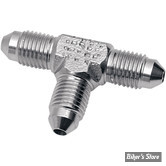 - RACCORD DE CONNECTION : AN3 3/8"-24 > 3 X AN3 - CHROME -  DRAG SPECIALTIES - CHROME - 298