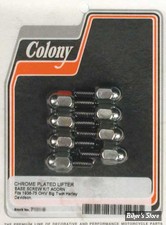 ECLATE H - PIECE N° 07 - VISSERIE D'EMBASE DE POUSSOIRS - SPORTSTER 91/03 - OEM 3238 - ACORN - COLONY - CHROME