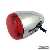 ECLATE K - PIECE N° 07 - CLIGNOTANT CHRIS PRODUCT - AMPOULE DOUBLE FILAMENT - CORPS : CHROME / CABOCHON : ROUGE - 8887R