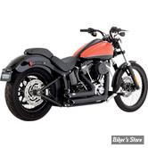  - ECHAPPEMENT VANCE & HINES - SHORTSHOTS STAGGERED - SOFTAIL 12/17 - NOIR - 47225