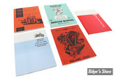 MANUEL D'ENTRETIEN / SERVICE MANUAL - 1948/1969 PANHEAD / SHOVELHEAD - OEM 00000-00 - Panhead and Shovelhead Parts and Service 5 Piece Manual Set - LES 5 PIÈCES