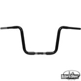 GUIDON LA CHOPPERS - TOURING FLHR 08UP / FLTR 08/13 TBW - APEHANGER - 1" 1/4 - HAUTEUR : 12" - NOIR BRILLANT