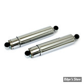 AMORTISSEURS - 12" / 30.48CM - FX/FL/FXWG 73/86 - OEM 54509-73 / A - CHROME AVEC CACHES-NEUF - NI REPRIS - NI ÉCHANGÉ