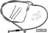 DURITE DE FREIN AVANT - DYNA FXDF 08/17 / FXDL 14/17 - LONGUEUR : +000 " (47CM / 18" 5/8) - OEM 42163-08 - INOX - 660325