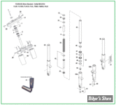  ECLATE N - PIECE N° 00 - ECLATE DES PIECES DE FOURCHE - SOFTAIL M8 49MM 2018UP