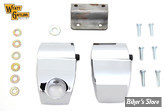 CHARNIÈRE DE TOUR PACK DELUXE - TOURING 06/13 - OEM 53000252 - PREMIUM - CHROME - Tour-Pak Luggage Latch Kit - V-TWIN