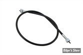 ECLATE A1 - PIECE N° 20 - 12MM - CABLE DE COMPTE TOURS - M12 X 1.0 - LONGUEUR : 32" - OEM 92062-65A / 92065-74 - NOIR - 06-0040