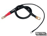 Cable de batterie - LONGUEUR :  8" - MEGA TERRY COMPONENTS - COTE POSITIF - LONGUEUR 8" / 20CM