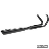 ECHAPPEMENT KHROME WERKS - 2EN1 TWO STEP HEADERS - TOURING 09/16 - SLASH CUT - ECLIPSE CHROME/NOIR