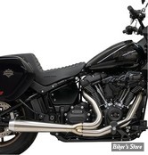 ECHAPPEMENT - BASSANI - SOFTAIL FLSB / FXRLRST - 2-into-1 Road Rage III Exhaust System - FINITION : INOX - 1S81SSE