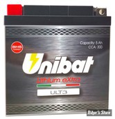 BATTERIE LITHIUM - Batterie Unibat ULT3 Li-Ion 64Wh, 300CCA