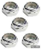 3/8-16 - ECROU JAM AUTOBLOQUANT - ZINC - LES 5 PIECES