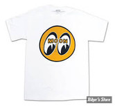 TEE-SHIRT - MOON - MOON LOGO - COULEUR : BLANC 