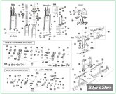  ECLATE N - PIECE N° 00 - ECLATE DES PIECES DE FOURCHE - SPRINGER CLASSIQUE 1930 / 1957 (FOURCHE ET COMPOSANTS)