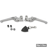 ECLATE L - PIECE N° 06 / 08 - KIT LEVIERS SPORTSTER 14/22 - OEM 41700008 / 41700004 / 36700011 / 36700012 - PSR - REGLABLES - ANTHEM - PAIRE - CHROME