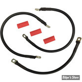 KIT CABLES DE BATTERIE - FXR 82/88 - OEM 00000-00 - DRAG SPECIALTIES - E25-0091B-T5