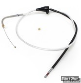 CABLE DE RETOUR - TOURING / CRUISE CONTROL - TOURING 2007 - LONGUEUR :123CM / 48"1/16 - OEM 56358-02 / 56782-05 - MAGNUM - STERLING CHROMITE II - 343110