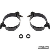 TETE DE FOURCHE - MEMPHIS SHADES : KIT DE DEPLACEMENT DE CLIGNOTANTS - SPORTSTER XL1200X 2016/2020 - NOIR - MEB9992