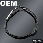 CABLE D'EMBRAYAGE POUR SPORTSTER 86UP - LONGUEUR : 144.00 CM - OEM 38699-04 / C -  BARNETT - 52 3/4 + 4" - NOIR - 101-30-10021