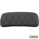 COUSSIN DE TOUR PACK - CHOPPED - TOURING 14UP - DRAG SPECIALTIES - MOTIF LOSANGES / DOUBLE COUTURES COULEUR : NOIR