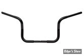 GUIDON FAT BAGGERS EZ Install - TOURING FLHT/C/U/K/X/CUTG/XXX 96UP - ROUND TOP HANDLEBAR - 1" 1/4 - HAUTEUR : 25.50 CM - NOIR BRILLANT