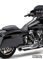 ECHAPPEMENT - COBRA - TOURING 17UP MILWAUKEE-EIGHT® - TURN OUT 2-1 EXHAUST - CHROME - 6271