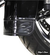 ECLATE O - PIECE N° 10 - EMBOUT DE GARDE BOUE AVANT - INFÉRIEURE - TOURING 14UP - OEM 61400057 - FLAMED / NOIR