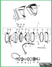  ECLATE K - PIECE N° 00 - ECLATE NACELLE FL 1960 / 1984