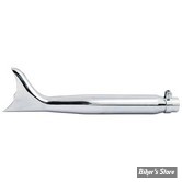 SILENCIEUX - FISHTAIL - DIAMETRE EXTERNE : 64.00MM / LONGUEUR : 22" - 1"3/4 - BATWING - CHROME
