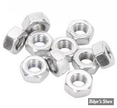 1/4-28 - ECROU - CHROME - COLONY - LE PAQUET DE 10 PIECES