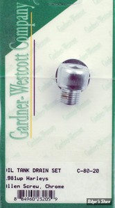ECLATE A - PIECE N° 07 - Bouchon de vidange - OEM 706A - ALLEN - CHROME