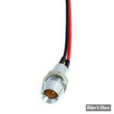 VOYANT 5/16" UNIVERSEL - A ENCASTRER - ECLAIRAGE LED - COULEUR : AMBRE