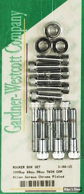 ECLATE D - PIECE N° 21 - VISSERIE DE CACHES CULBUTEURS - TWINCAM 99/17 - OEM 3692A / 3693A - GARDNER WESCOTT - ALLEN CHROME - C-88-15