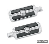- REPOSES PIEDS - OEM 50370-04 - WILLIE G SKULL - CHROME