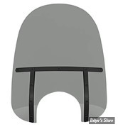 PARE BRISE DÉTACHABLE - MEMPHIS SHADES - MEMPHIS FATS - DÉCOUPE DE PHARE DE 9" - HAUTEUR 21" / 53CM - NIGHT SHADES NOIR FUME - MEB38112