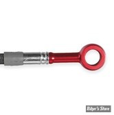 BANJO TRW Varioflex - DIAMETRE : 3/8" / 10mm - ORIENTATION : COURBE 45° VERS LE BAS - FINITION : ROUGE - MV10C45R