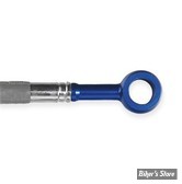 BANJO TRW Varioflex - DIAMETRE : 3/8" / 10mm - ORIENTATION : COURBE 45° VERS LE BAS - FINITION : BLEU - MV10C45B