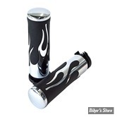 POIGNÉES - MCS - TIRAGE PAR CÂBLES HD 82UP - SHELLSHOCK - FLAMES / CHROME